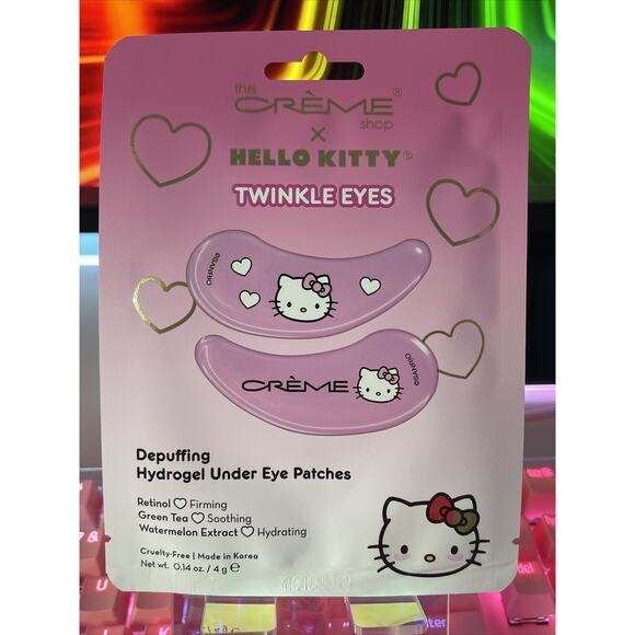 The Creme Shop x Sanrio Hello Kitty Twinkle Eyes Depuffing Under Eye Patches - Picture 11 of 16